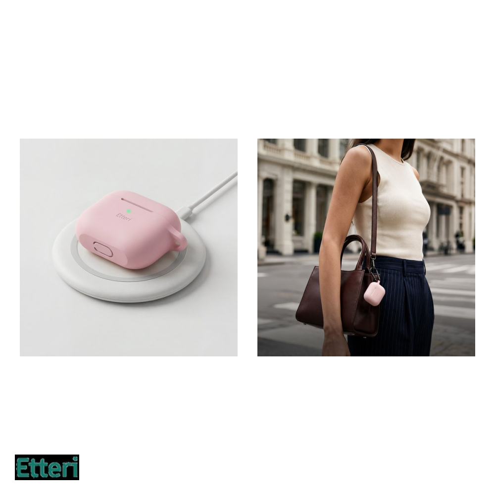 Husa casti Etteri pentru AirPods 3, Roz deschis [5]