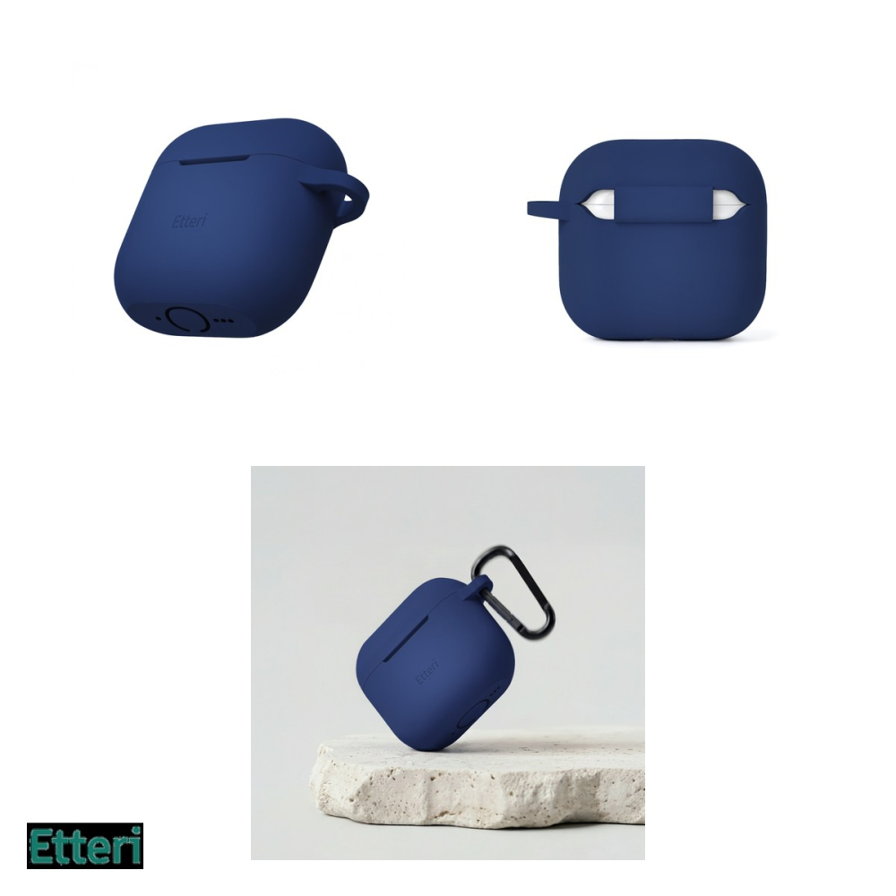 Husa casti Etteri pentru AirPods 4, Bleumarin [4]