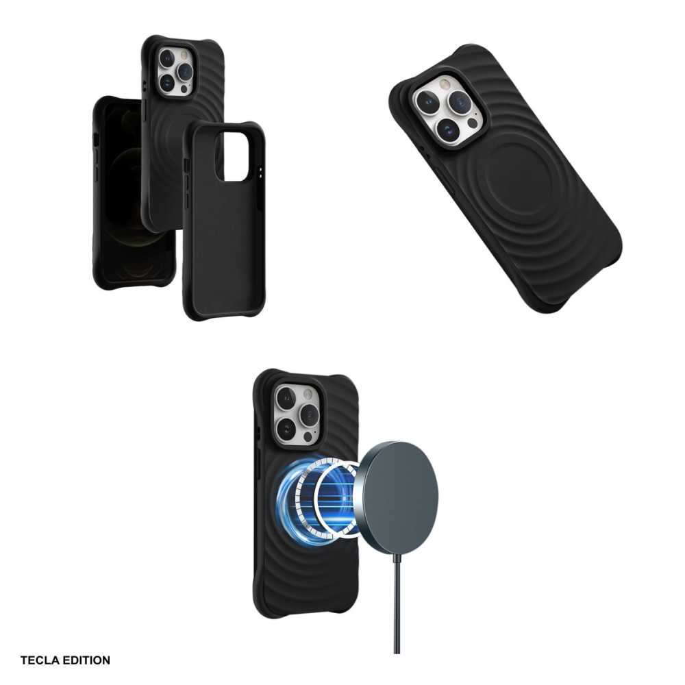 Husa Circle Mag pentru Apple iPhone 14 Pro, Carcasa magnetica, Negru [4]