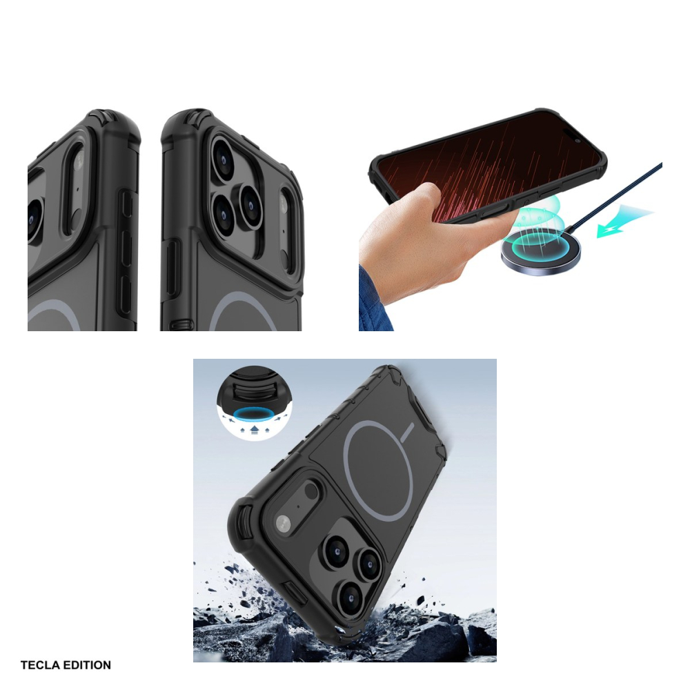 Husa Defender 2in1 Mag pentru Apple iPhone 17 Pro, Carcasa magnetica, Negru [5]