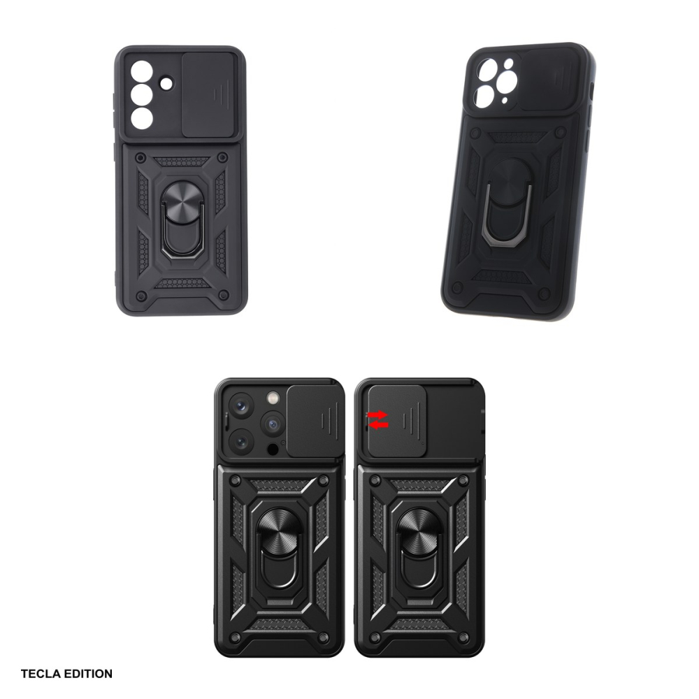 Husa Defender Slide pentru Samsung Galaxy A56 5G, Carcasa, Negru [4]