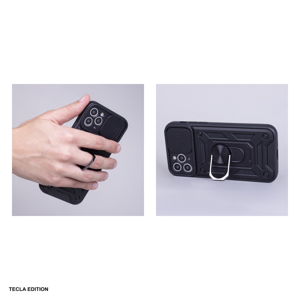 Husa Defender Slide pentru Xiaomi Redmi Note 14 5G, Carcasa, Negru [5]