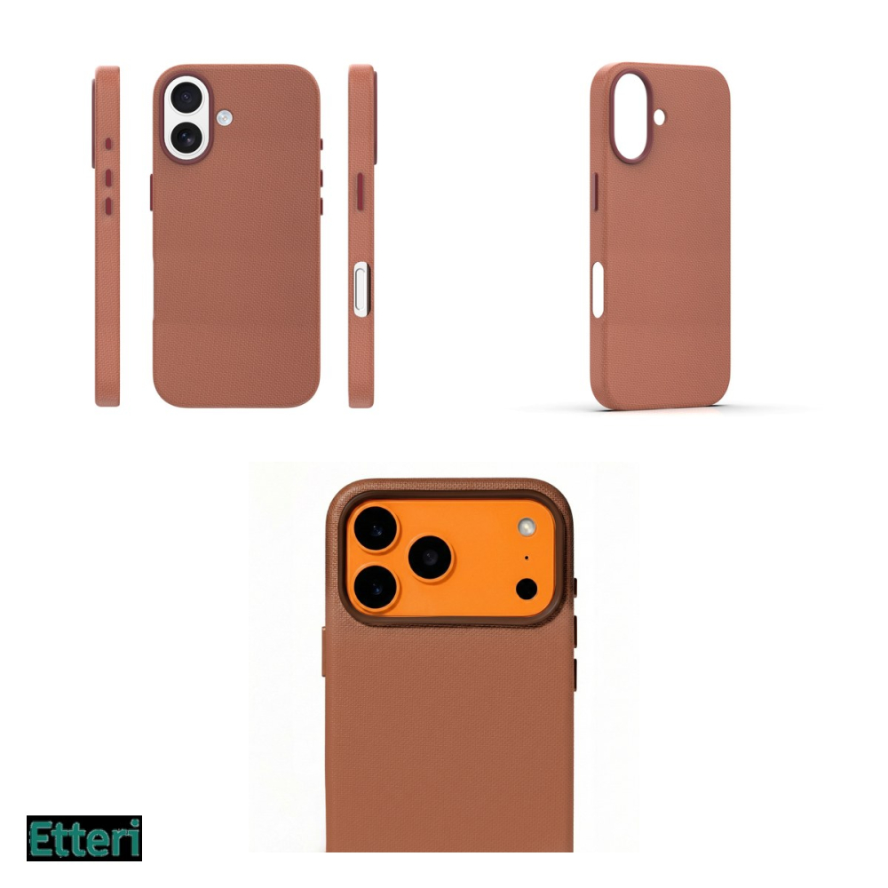Husa Etteri Elegant Mag pentru Apple iPhone 16, Carcasa magnetica, Maro [4]