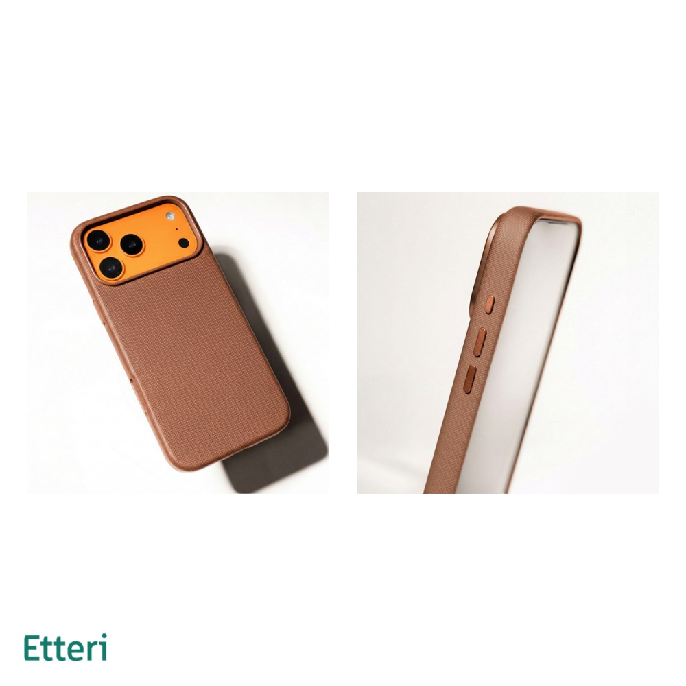 Husa Etteri Elegant Mag pentru Samsung Galaxy S25, Carcasa magnetica, Maro [5]
