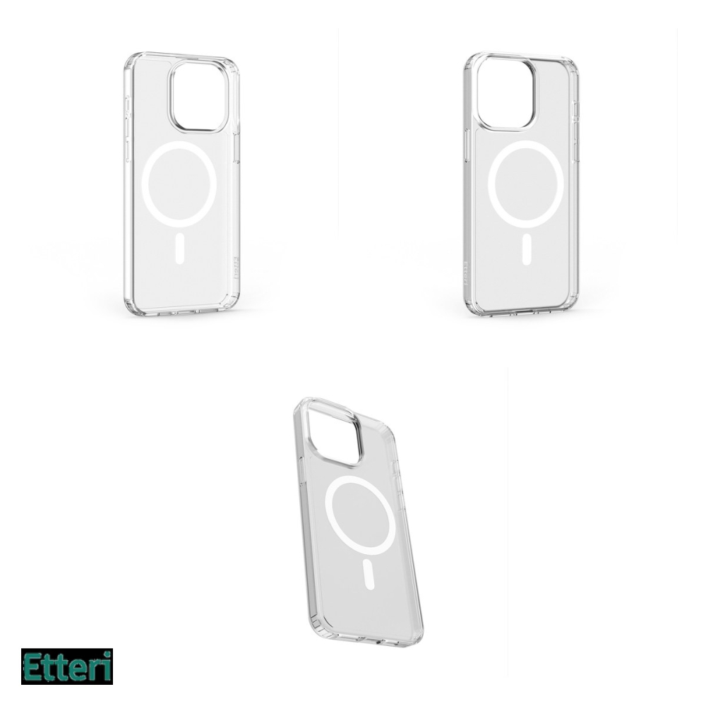 Husa Etteri Hybrid Mag pentru Samsung Galaxy S24 Ultra, Carcasa magnetica, Transparent [4]