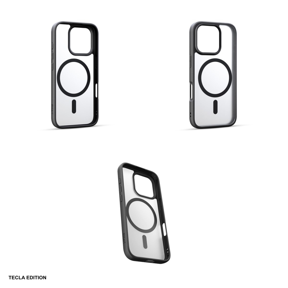 Husa Etteri Matt Mag pentru Apple iPhone 16 Pro, Carcasa magnetica, Negru [5]