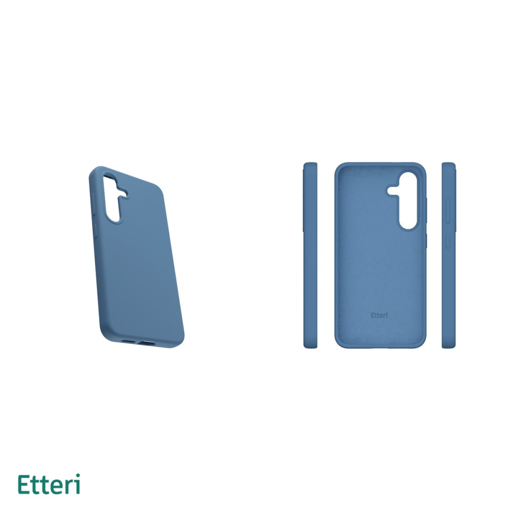 Husa Etteri Silicone pentru Samsung Galaxy A17 5G, Carcasa, Albastru [5]