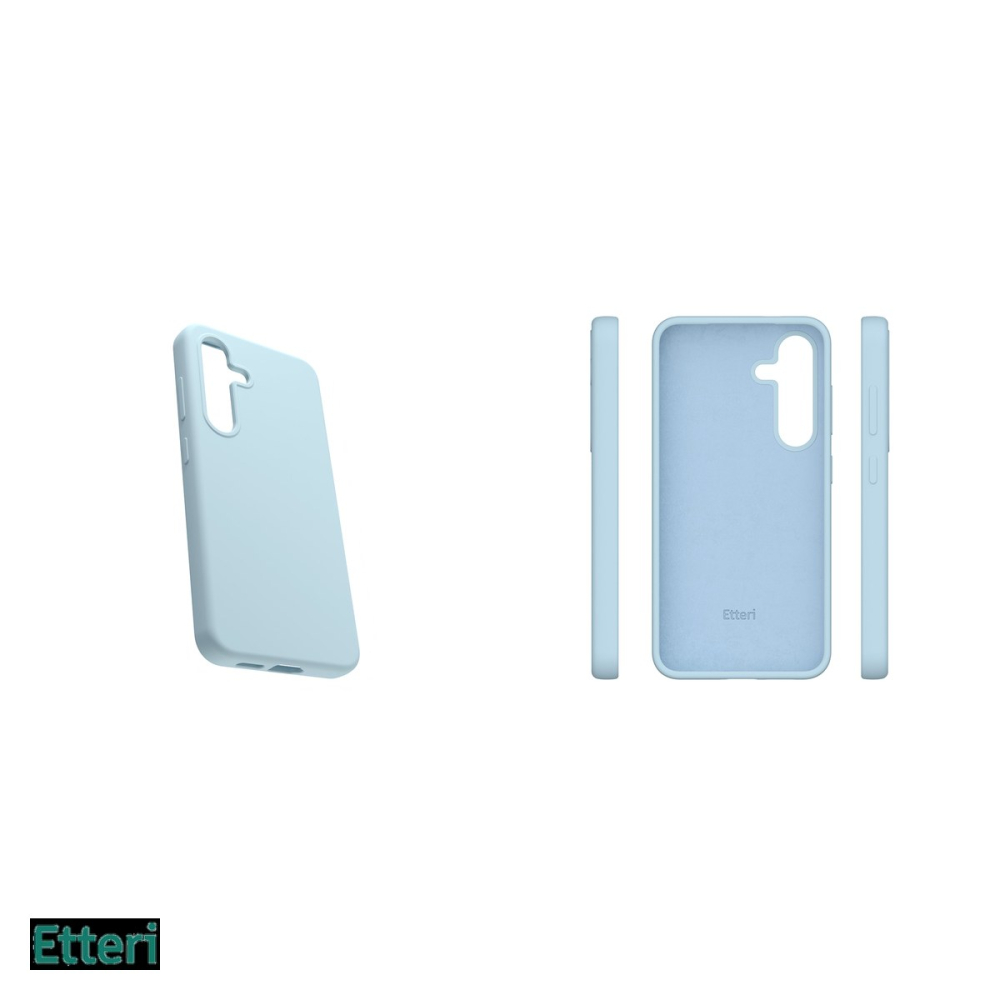 Husa Etteri Silicone pentru Samsung Galaxy S24 Plus, Carcasa, Albastru [5]