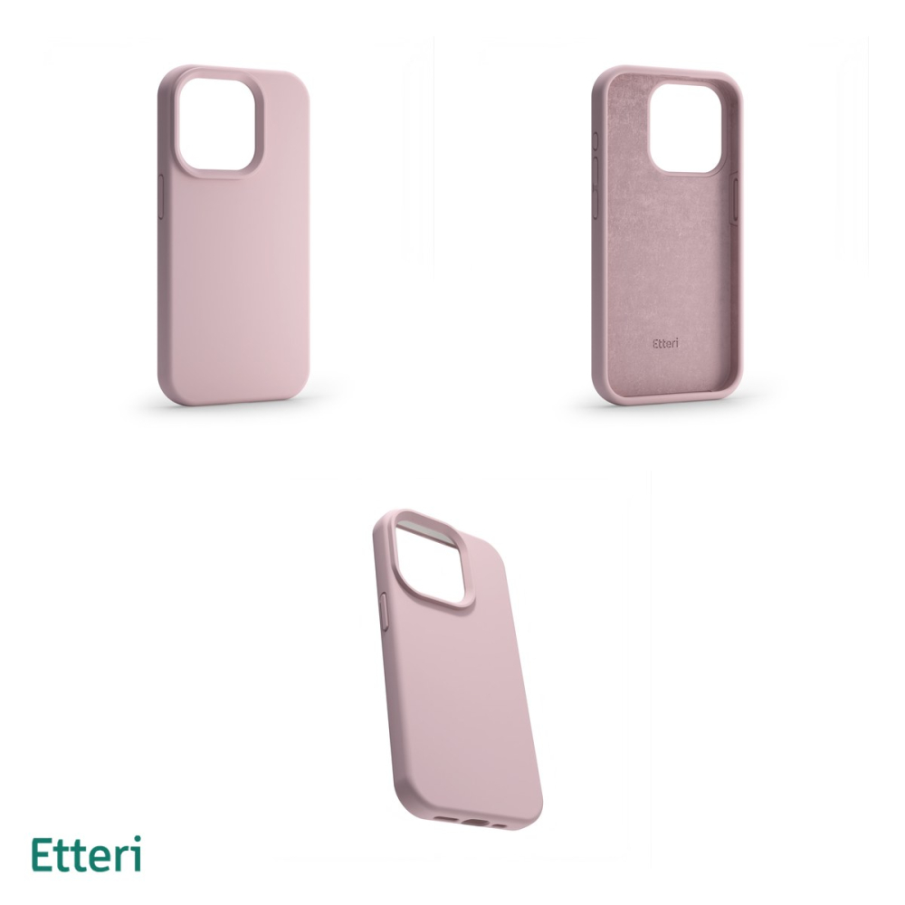 Husa Etteri Silicone pentru Xiaomi Redmi Note 13 4G, Carcasa, Roz [4]