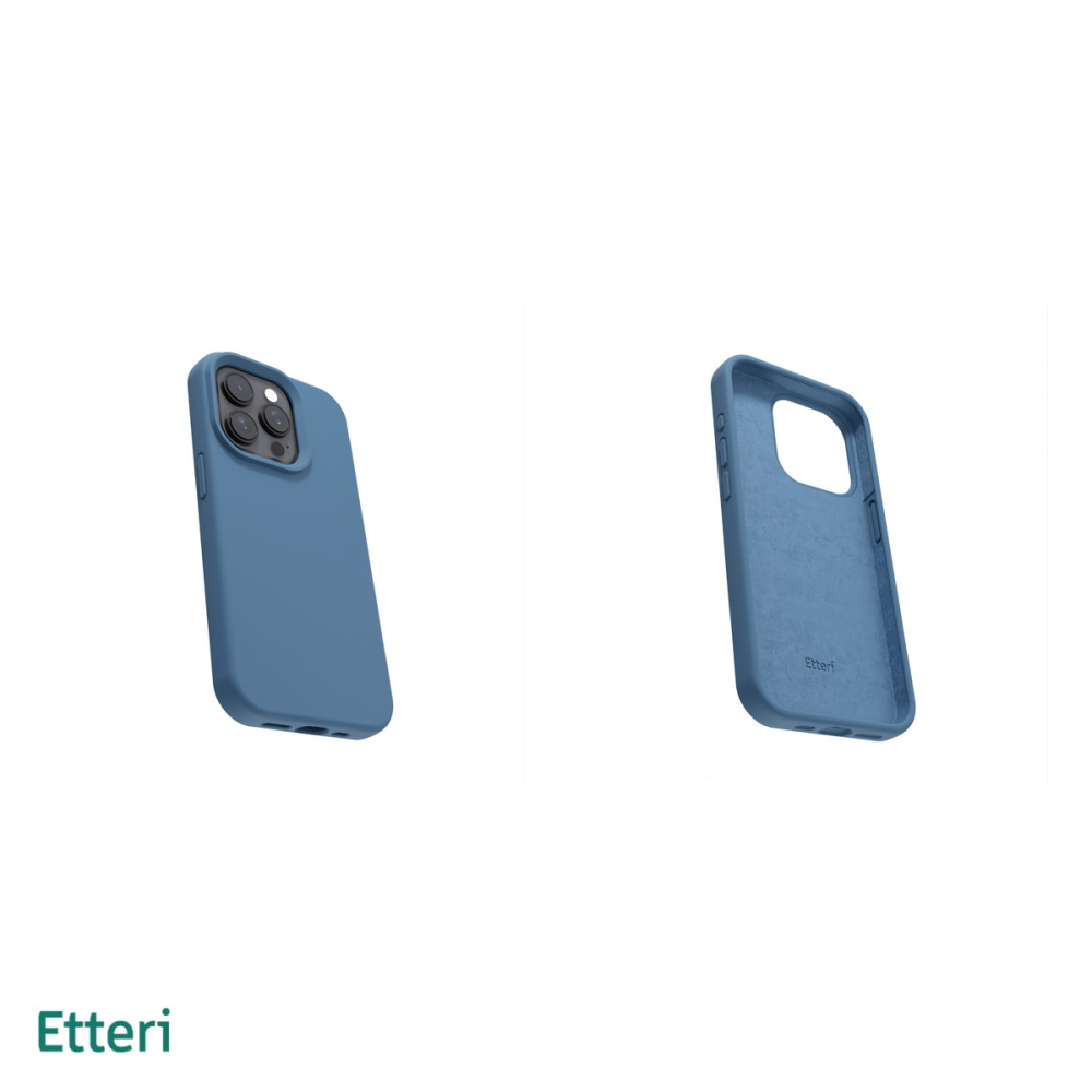 Husa Etteri Silicone pentru Xiaomi Redmi Note 13 5G, Carcasa, Albastru [5]