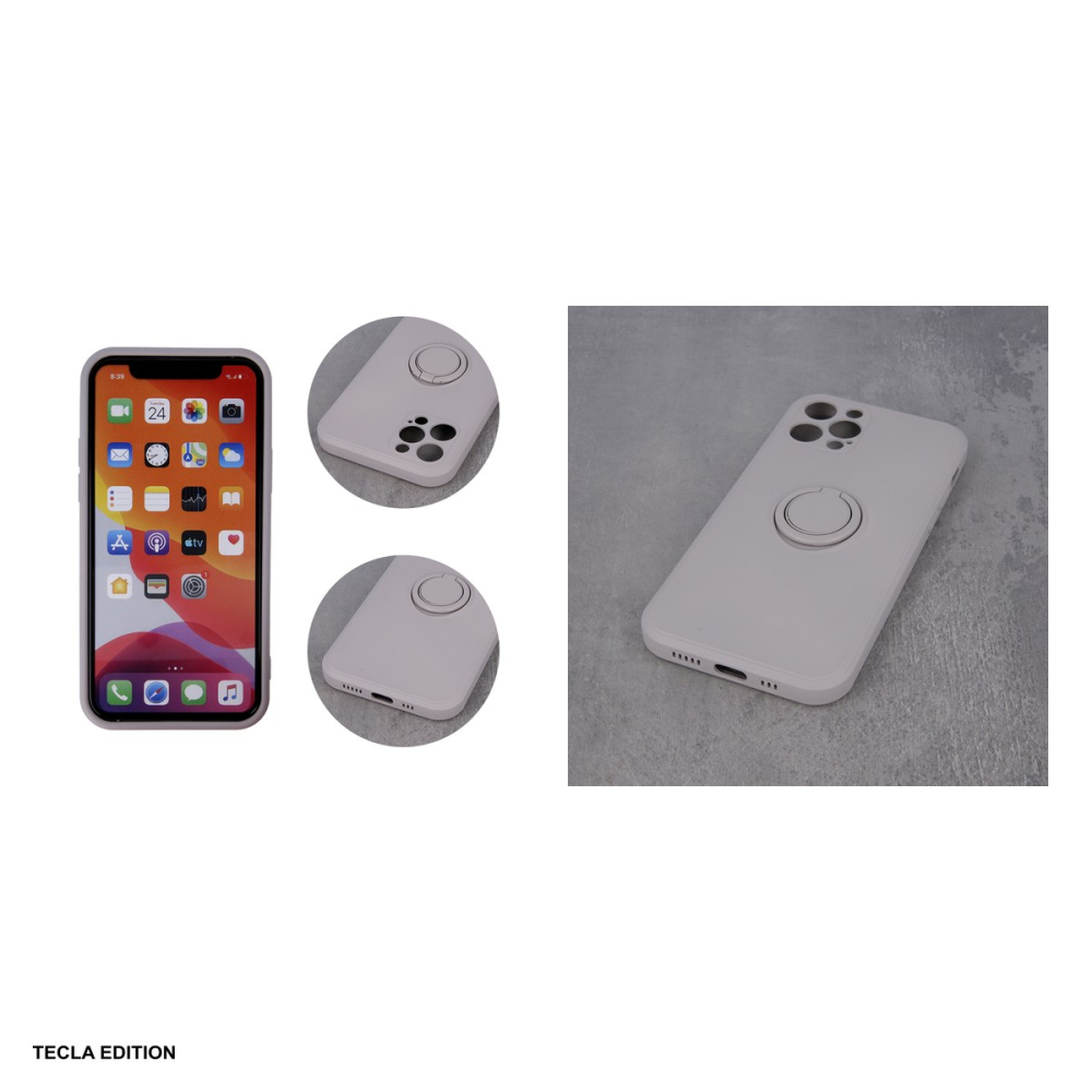Husa Finger Grip pentru Samsung Galaxy S23, Carcasa magnetica, Gri [5]