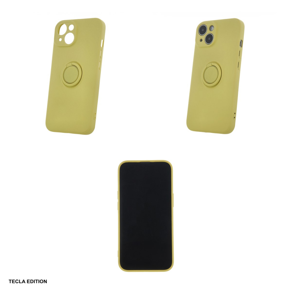 Husa Finger Grip pentru Xiaomi Redmi Note 13 Pro Plus, Carcasa, Galben [4]