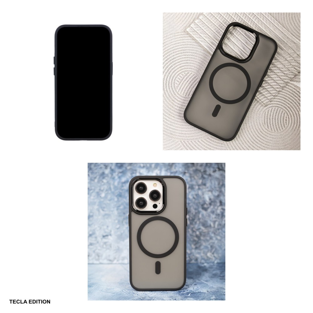 Husa Frozen Mag pentru Apple iPhone 13 Pro Max, Carcasa magnetica, Negru [6]