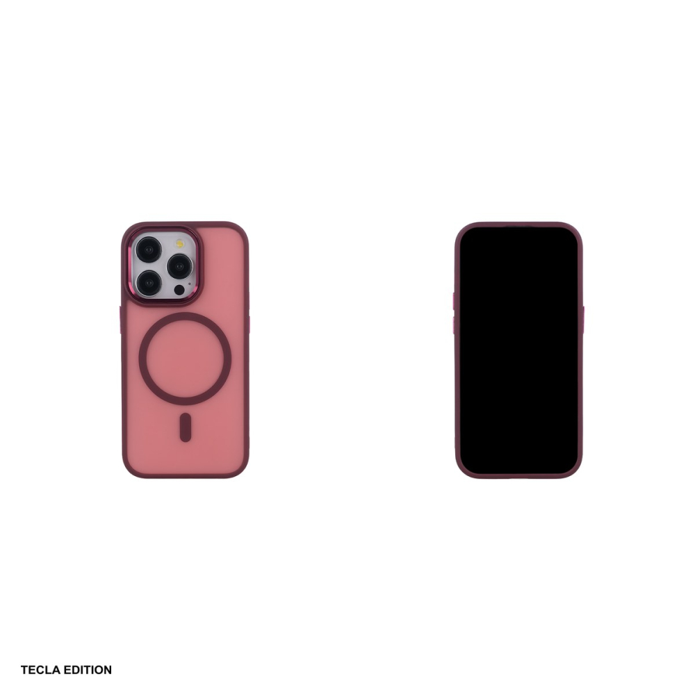 Husa Frozen Mag pentru Apple iPhone 15, Carcasa magnetica, Rosu [5]