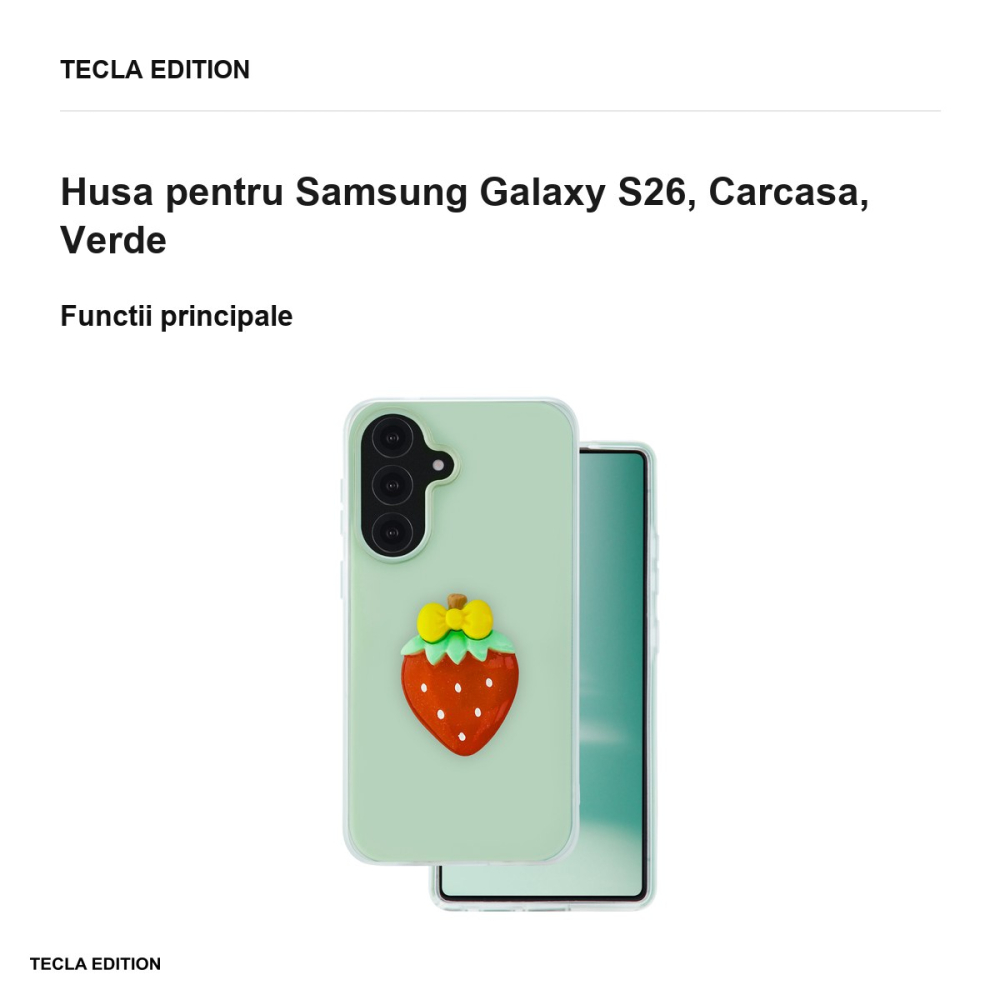 Husa Fruit 2in1 pentru Samsung Galaxy S26, Carcasa, Verde [2]