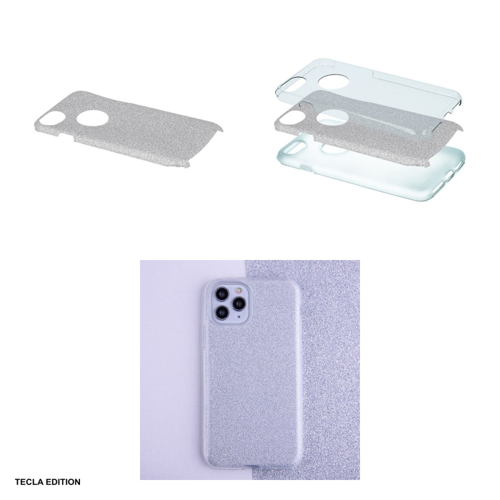 Husa Glitter 3in1 pentru Samsung Galaxy A26 5G, Carcasa, Argintiu [5]