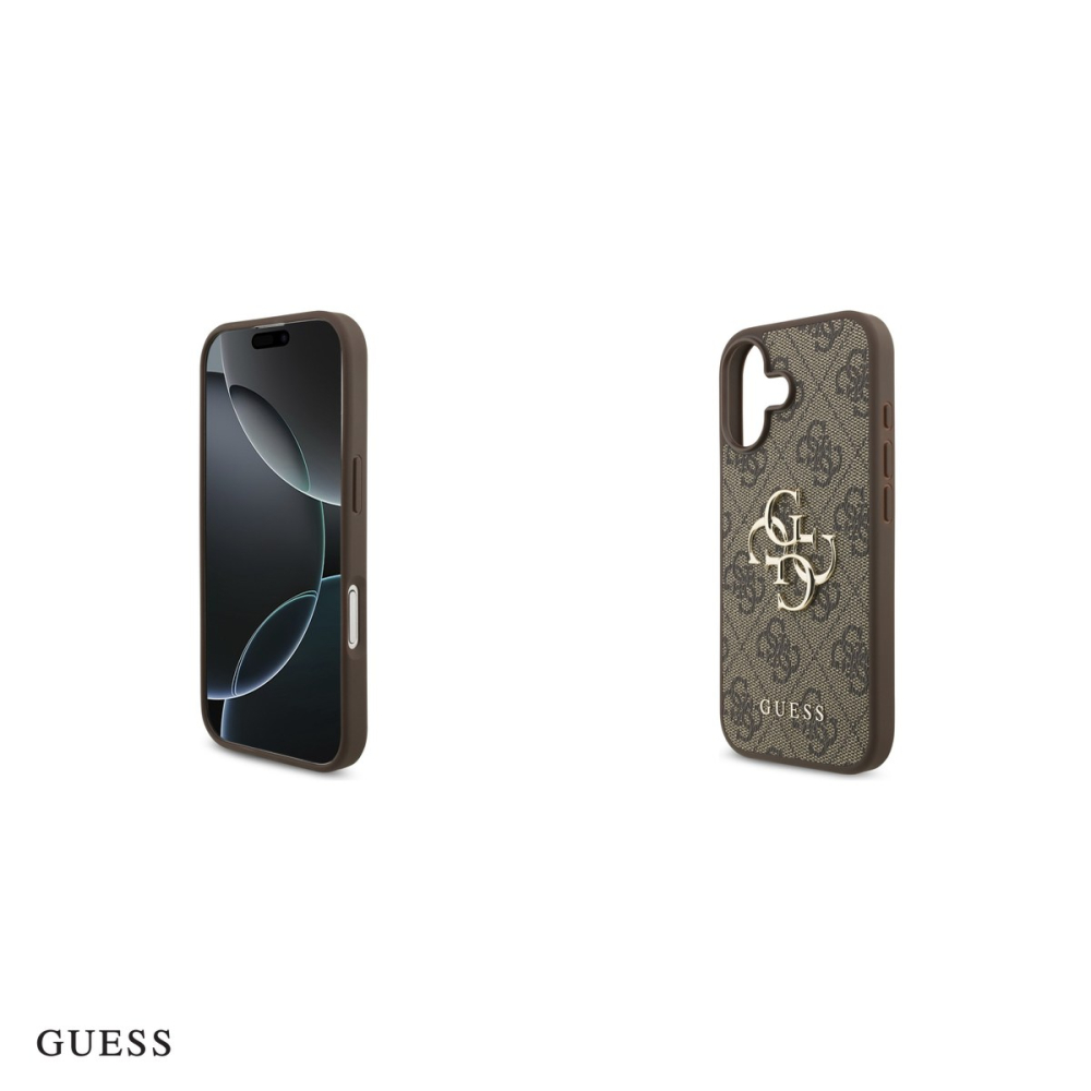Husa Guess 4g Big Logo pentru iPhone 17, Carcasa, Maro [5]