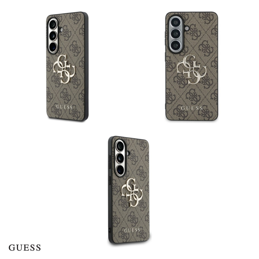Husa Guess 4g Big Metal Logo pentru Samsung Galaxy S26 Plus, Carcasa magnetica, Maro [4]
