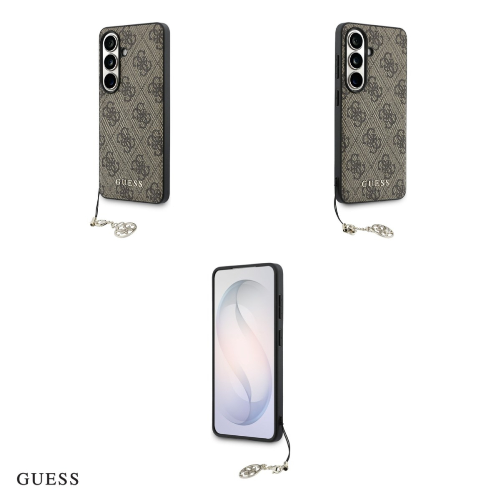 Husa Guess 4g Classic Logo Charm pentru Samsung Galaxy S26, Carcasa magnetica, Maro [4]