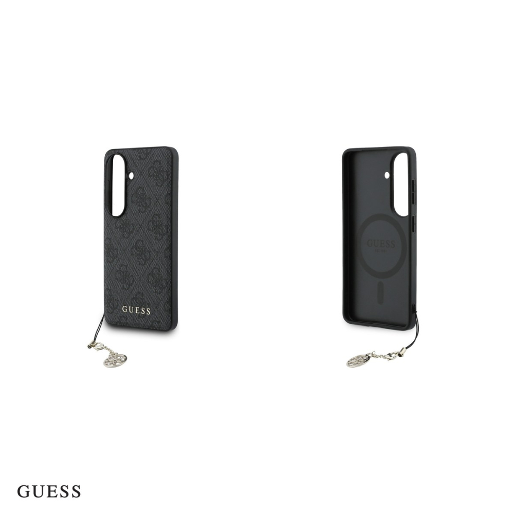 Husa Guess 4g Classic Logo Charm pentru Samsung Galaxy S26, Carcasa magnetica, Negru [5]