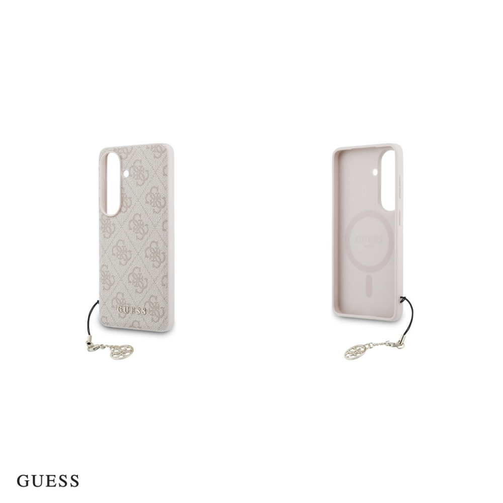 Husa Guess 4g Classic Logo Charm pentru Samsung Galaxy S26, Carcasa magnetica, Roz [5]