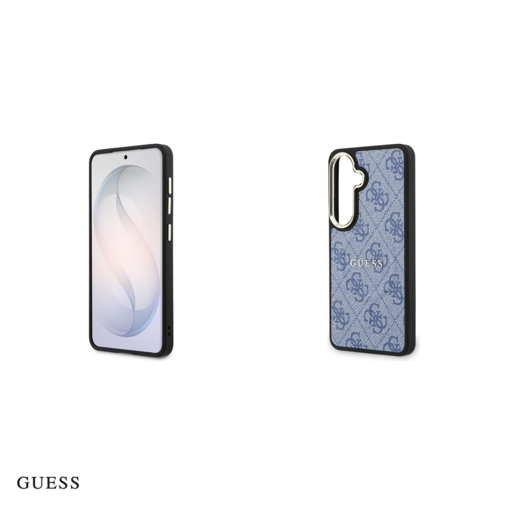 Husa Guess 4g Embossed Ring pentru Samsung Galaxy S26 Plus, Carcasa magnetica, Albastru [5]
