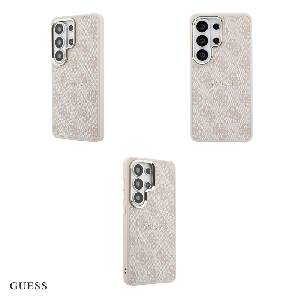 Husa Guess 4g Embossed Ring pentru Samsung Galaxy S26 Ultra, Carcasa magnetica, Roz [4]