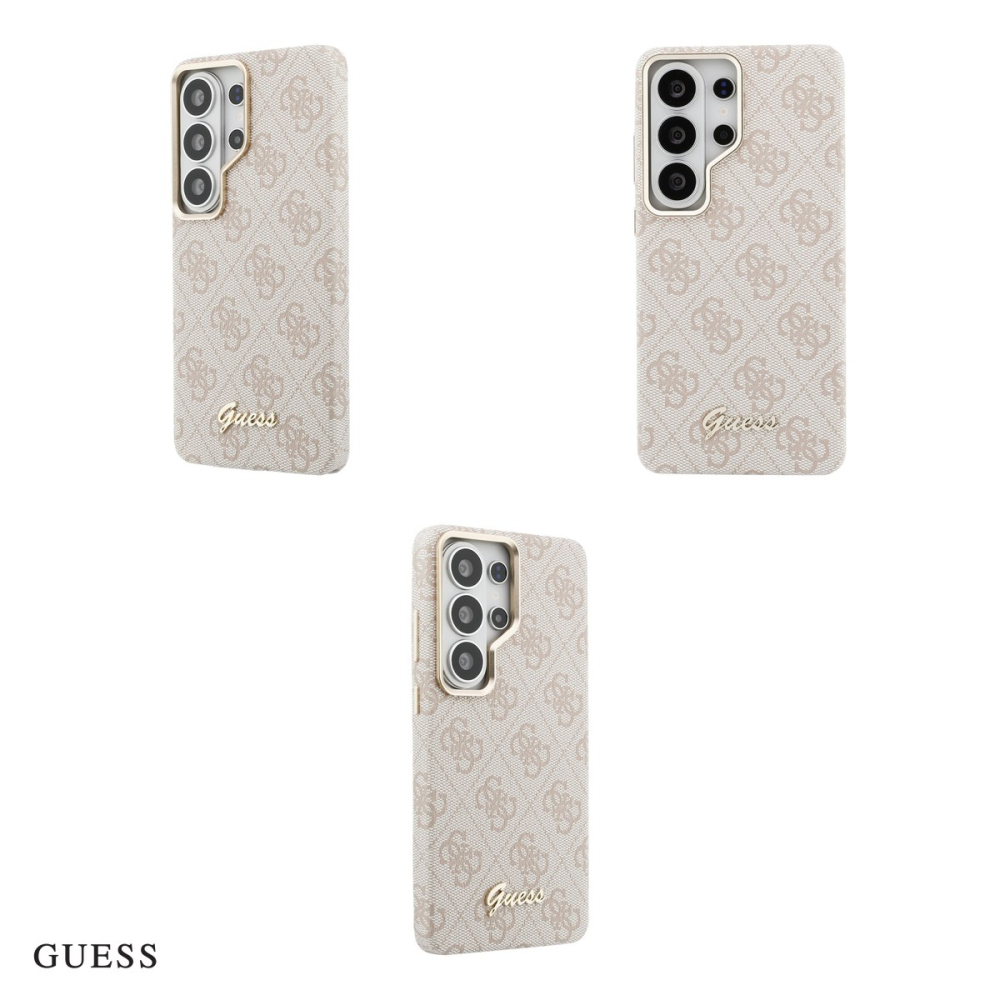 Husa Guess 4g Script pentru Samsung Galaxy S26 Ultra, Carcasa magnetica, Roz [4]