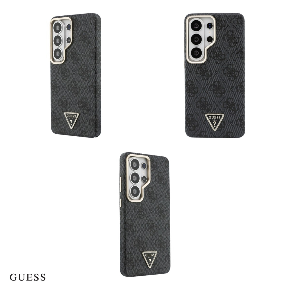 Husa Guess 4g Triangle Logo pentru Samsung Galaxy S26 Ultra, Carcasa magnetica, Negru [4]