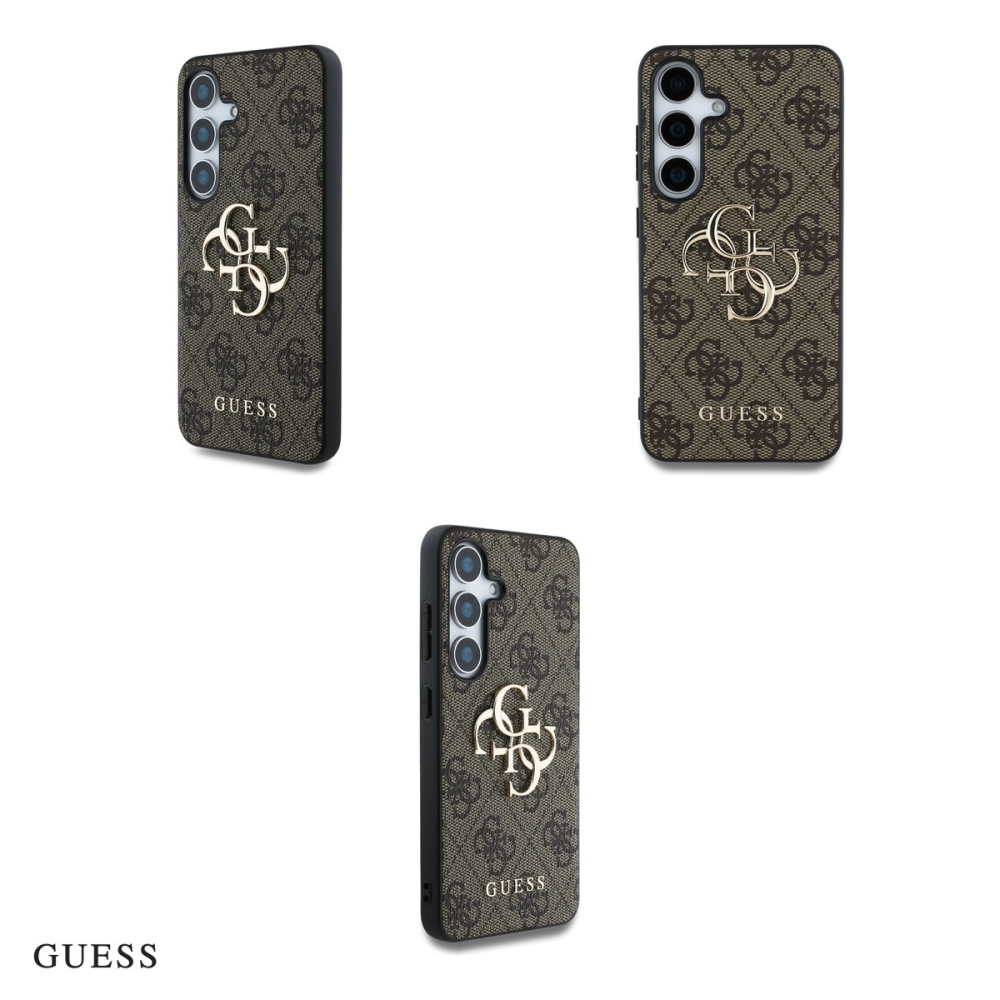 Husa Guess Big 4g Logo Classic Logo pentru Samsung Galaxy S25 Plus, Carcasa, Maro [4]