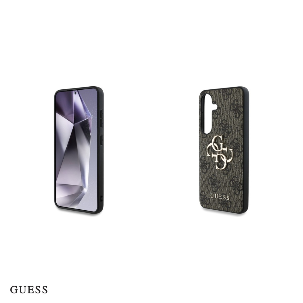 Husa Guess Big 4g Logo Classic Logo pentru Samsung Galaxy S25 Plus, Carcasa, Maro [5]