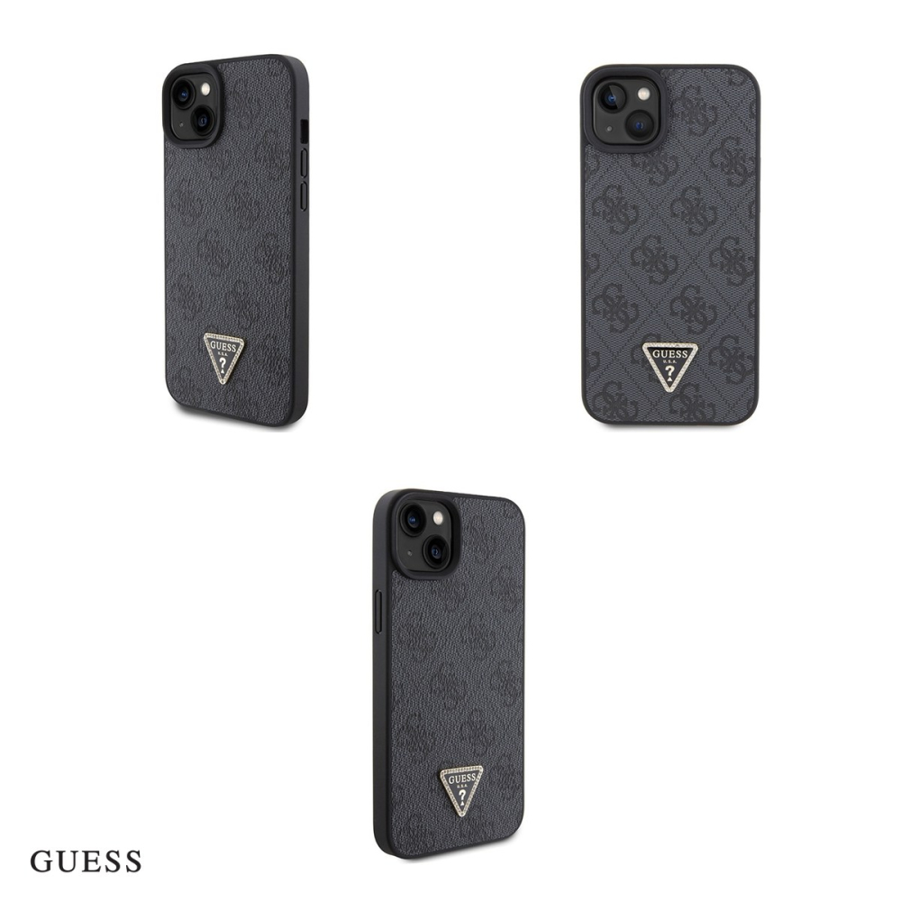 Husa Guess Crossbody Metal Logo pentru iPhone 15 Plus, Carcasa, Negru [4]