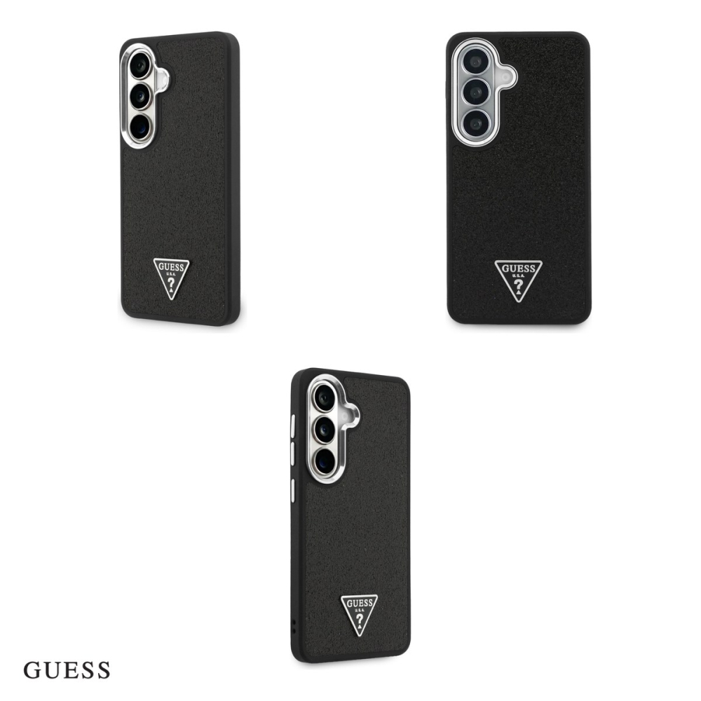 Husa Guess Fixed Glitter Triangle pentru Samsung Galaxy S26, Carcasa magnetica, Negru [4]