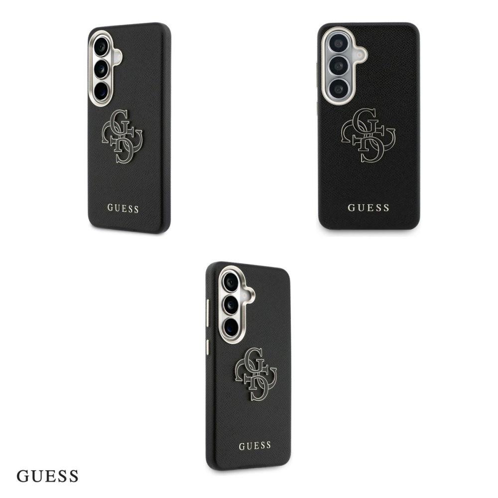 Husa Guess Grained Big 4g Metal Logo pentru Samsung Galaxy S26, Carcasa magnetica, Negru [4]