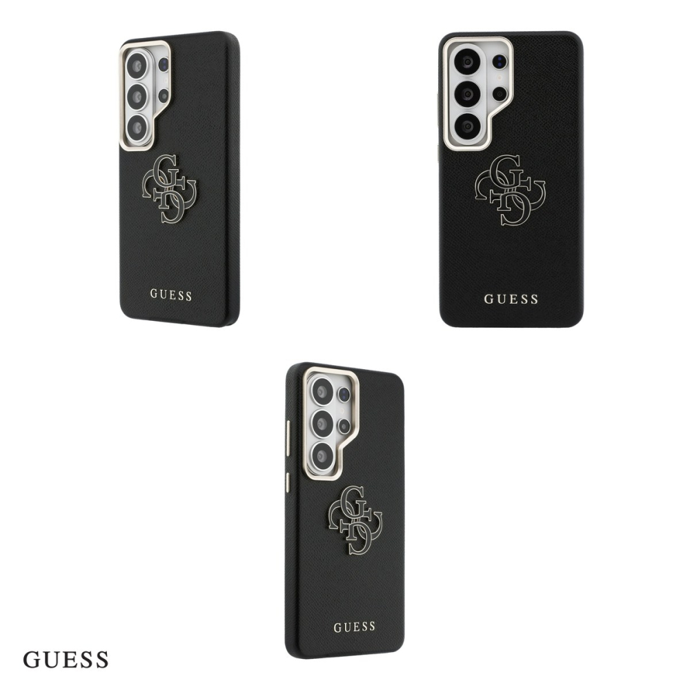 Husa Guess Grained Big 4g Metal Logo pentru Samsung Galaxy S26 Ultra, Carcasa magnetica, Negru [4]