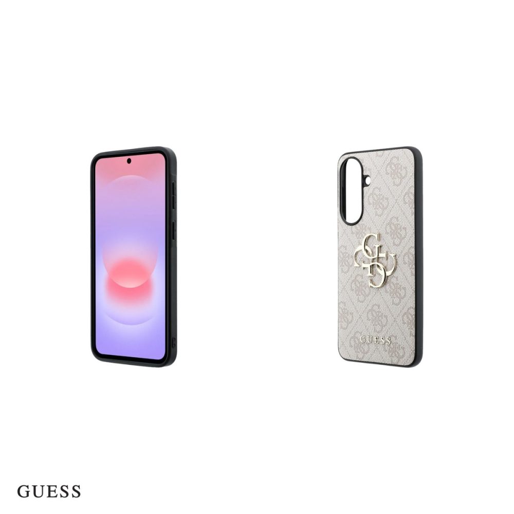 Husa Guess Hc PU 4g Big Logo pentru Samsung Galaxy A37 5G, Carcasa, Roz [5]