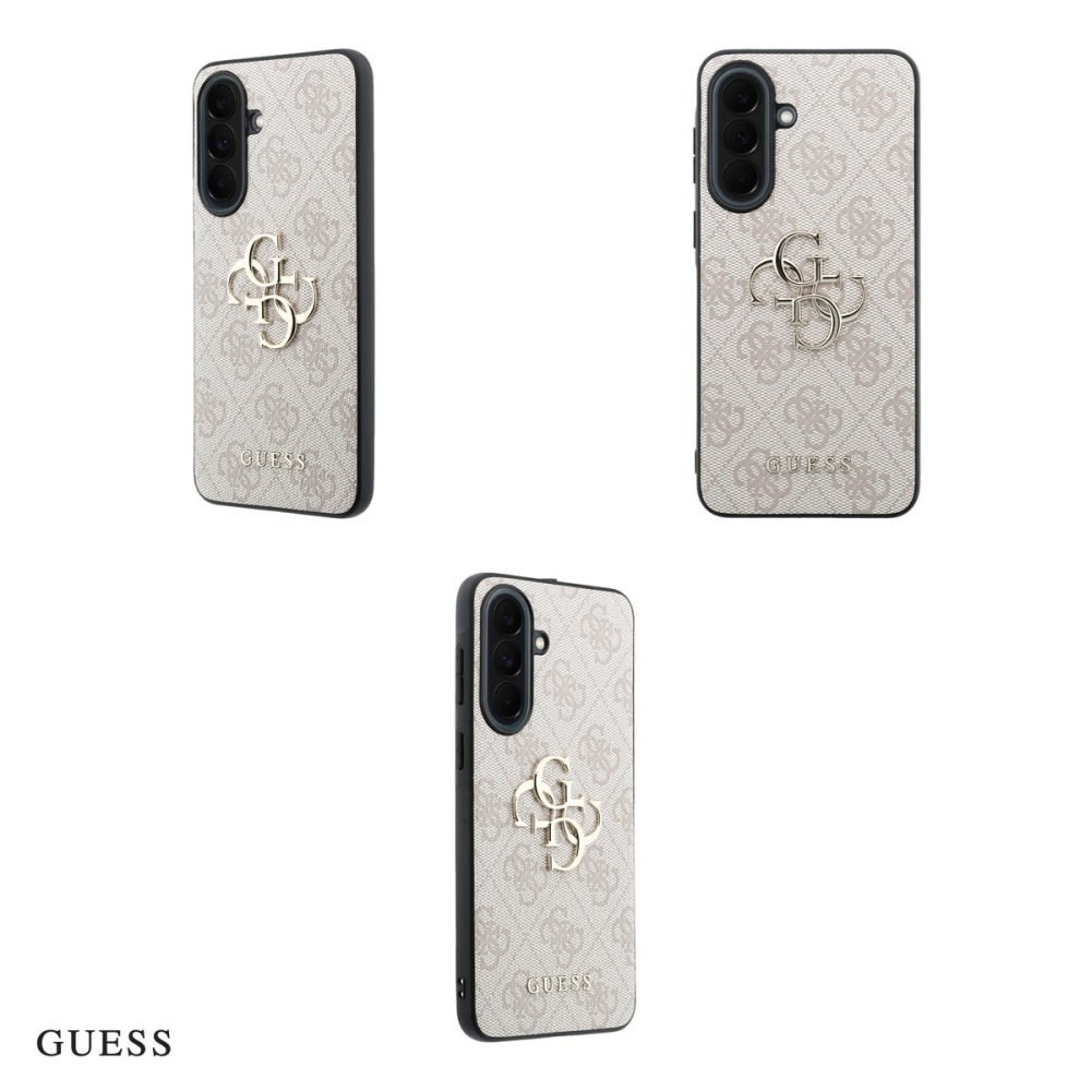 Husa Guess Hc PU 4g Big Logo pentru Samsung Galaxy A37 5G, Carcasa, Roz [4]