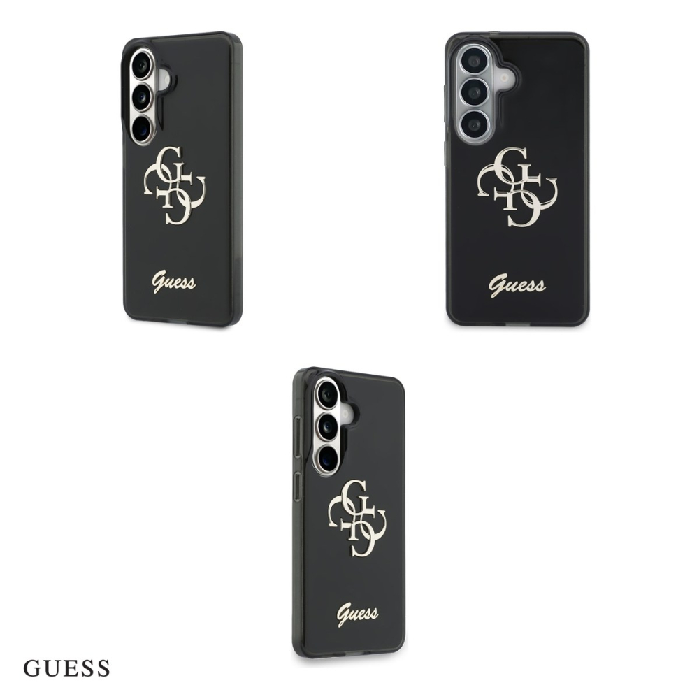 Husa Guess Iml Big Metal 4g Script pentru Samsung Galaxy S26, Carcasa magnetica, Negru [4]