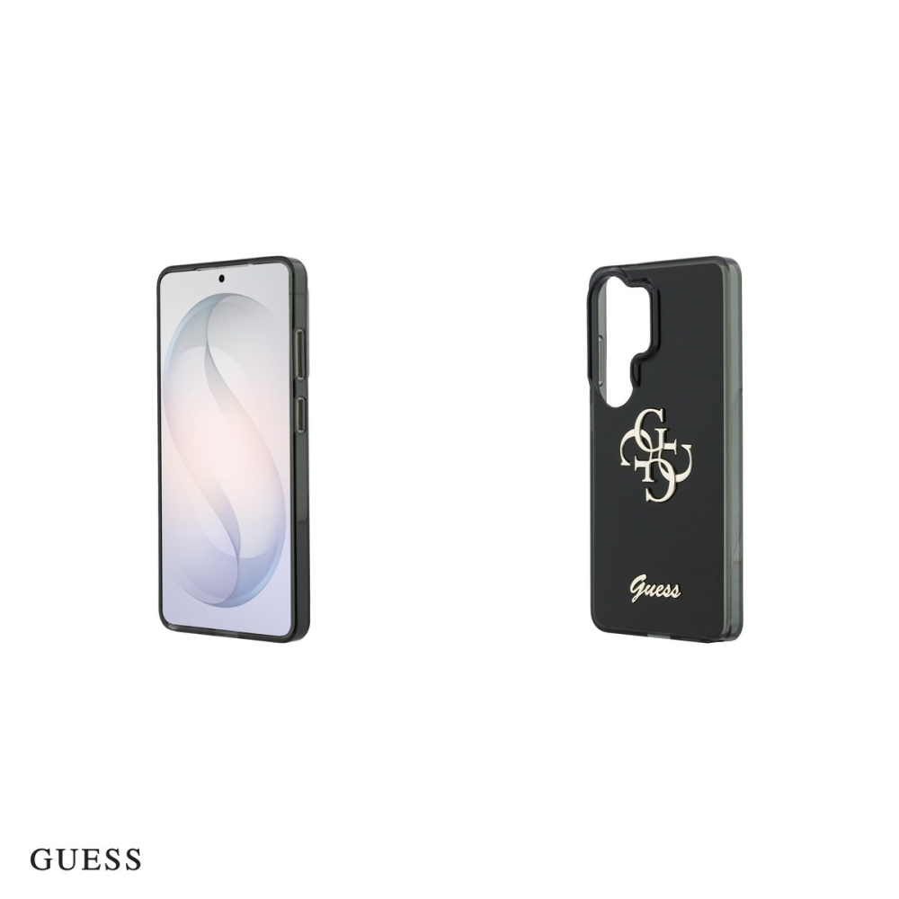 Husa Guess Iml Big Metal 4g Script pentru Samsung Galaxy S26 Ultra, Carcasa magnetica, Negru [5]
