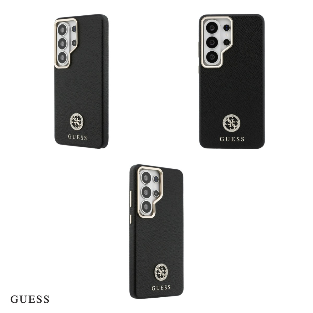 Husa Guess Rhinestone Round Logo pentru Samsung Galaxy S26 Ultra, Carcasa magnetica, Negru [4]