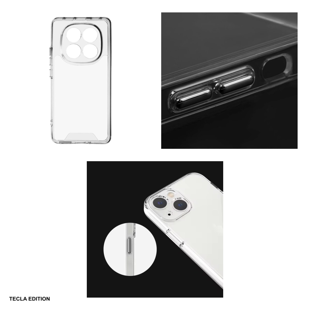 Husa Hybrid Crystal pentru Xiaomi Redmi Note 14 Pro 5G, Carcasa, Transparent [4]