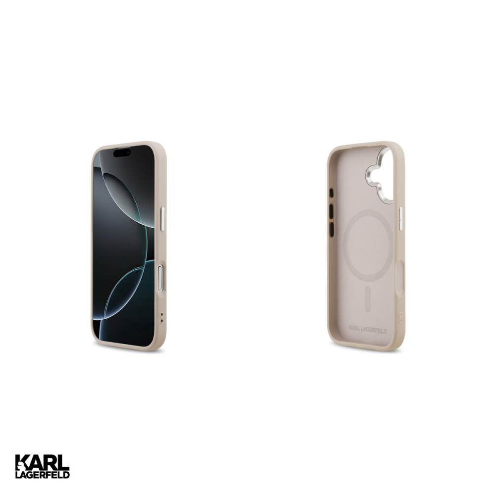 Husa Karl Lagerfeld Choupette Pin pentru iPhone 17, Carcasa magnetica, Roz [5]