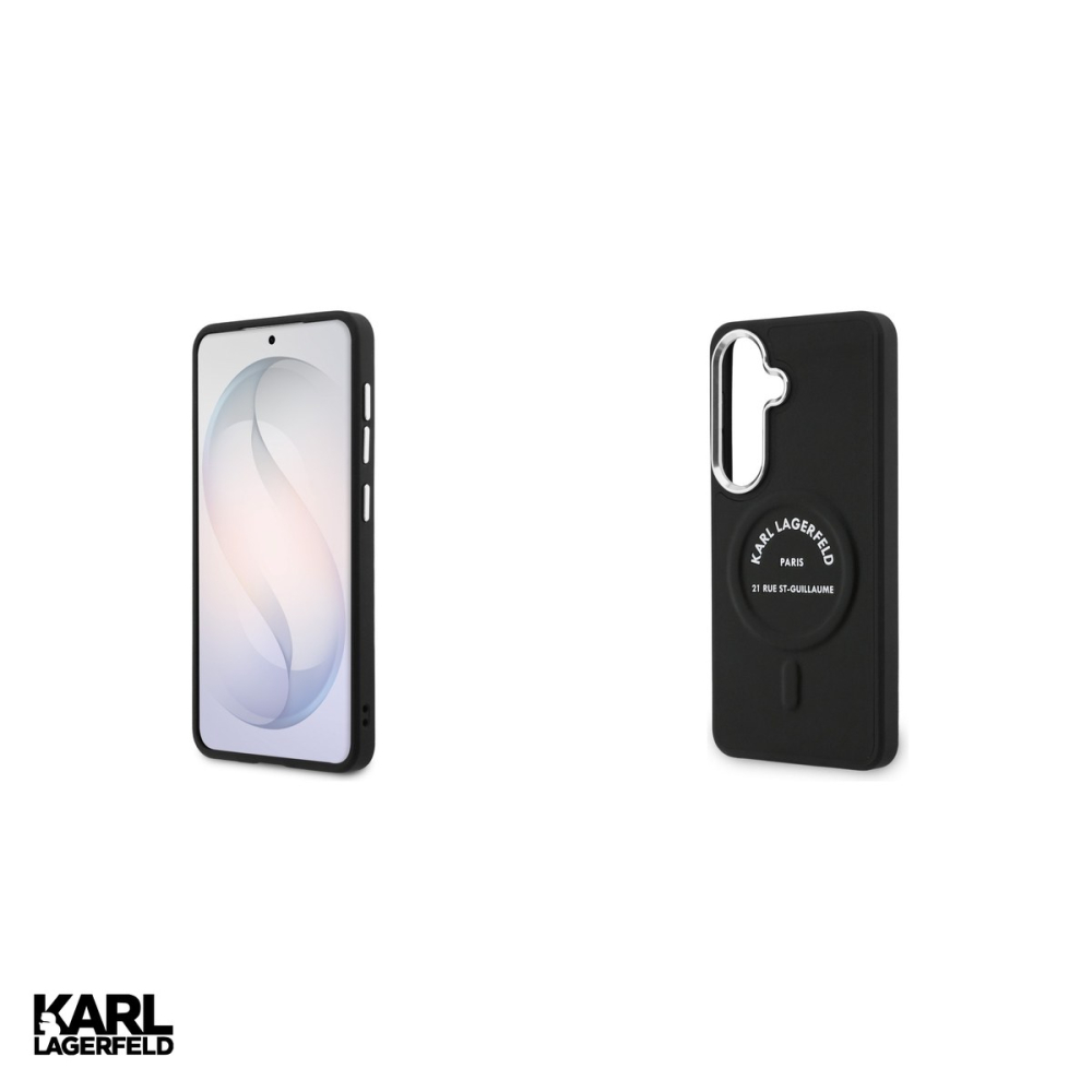 Husa Karl Lagerfeld Embossed Ring Rsg Logo pentru Samsung Galaxy S26, Carcasa magnetica, Negru [5]