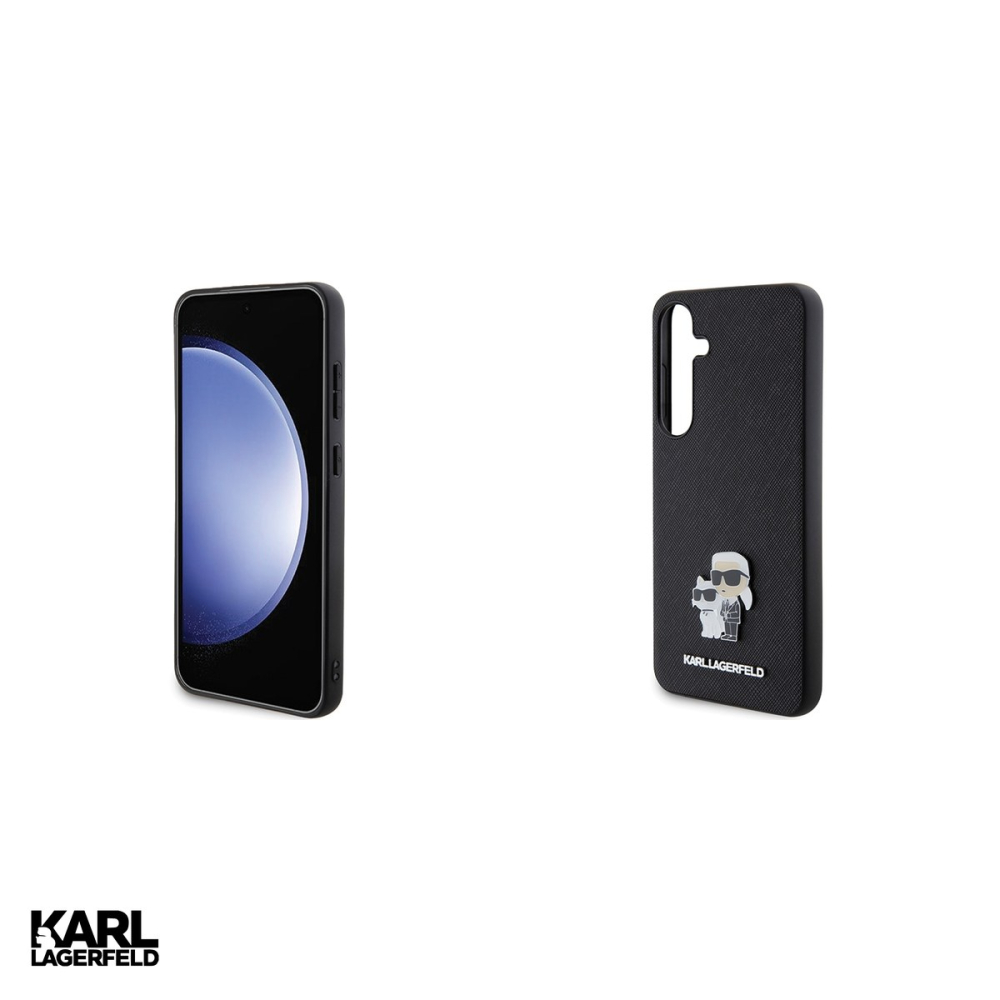 Husa Karl Lagerfeld Hc Saffiano Kc Pin pentru Samsung Galaxy S24 Plus, Carcasa, Negru [5]