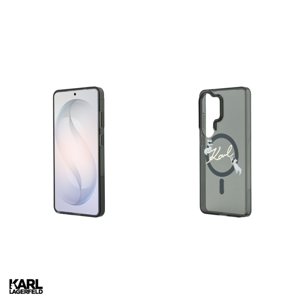 Husa Karl Lagerfeld Iml Kc Script pentru Samsung Galaxy S26 Ultra, Carcasa magnetica, Negru [5]