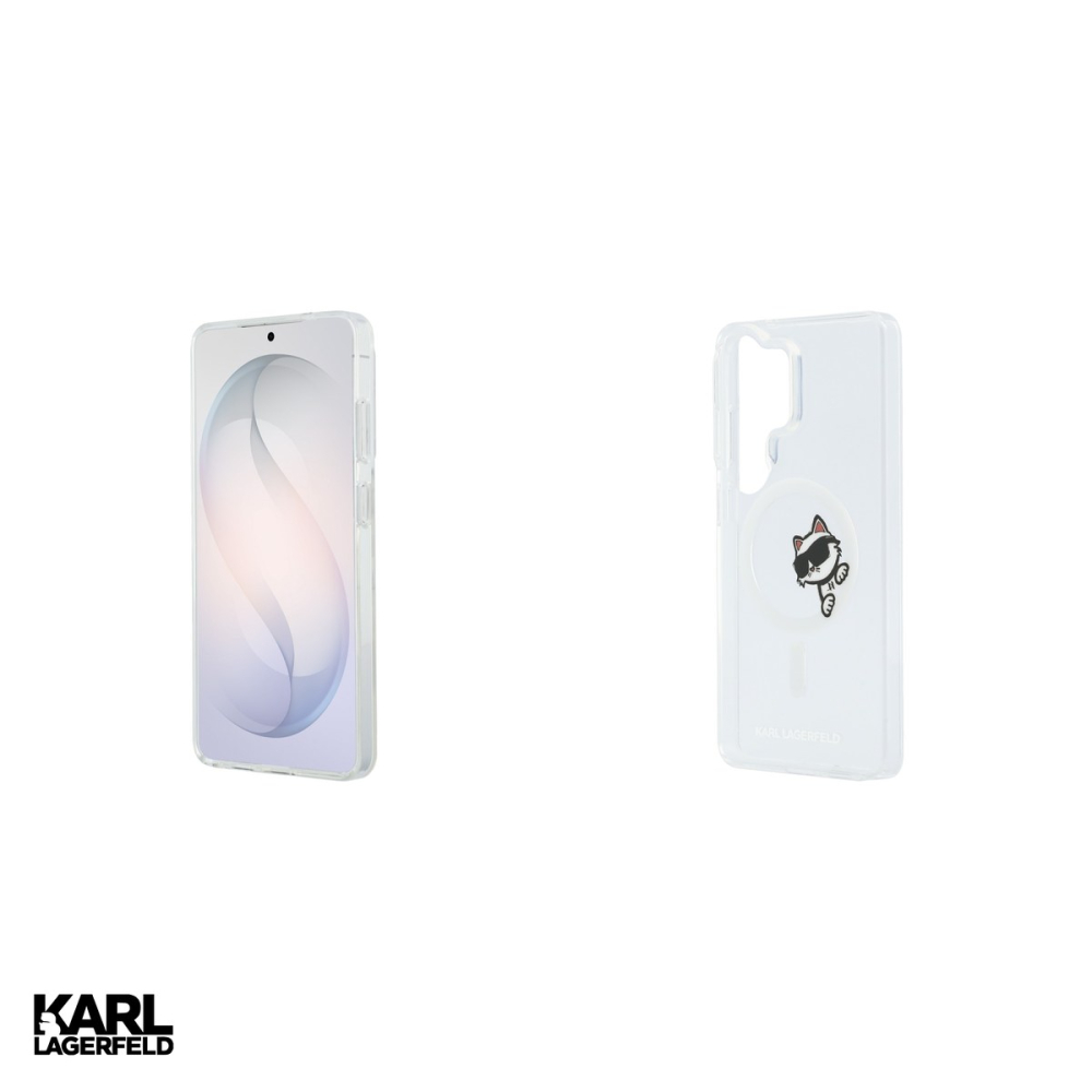 Husa Karl Lagerfeld Iml Peekaboo Choupette pentru Samsung Galaxy S26 Ultra, Carcasa magnetica, Transparent [5]