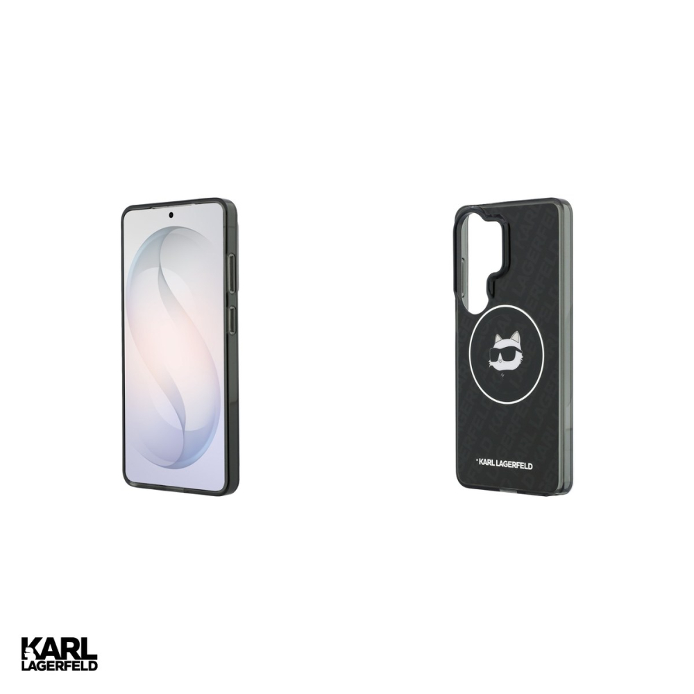 Husa Karl Lagerfeld Iml Repeated Choupette pentru Samsung Galaxy S26 Ultra, Carcasa magnetica, Negru [5]