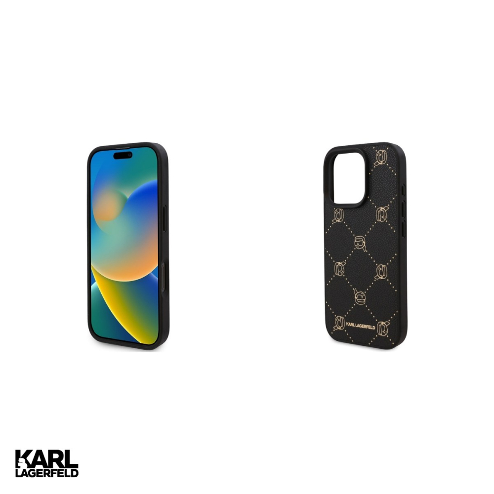 Husa Karl Lagerfeld Karl Head pentru iPhone 16 Pro Max, Carcasa magnetica, Negru [5]