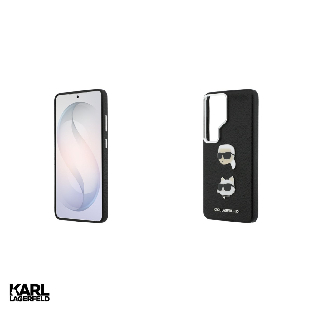 Husa Karl Lagerfeld Saffiano Double Heads pentru Samsung Galaxy S26 Ultra, Carcasa magnetica, Negru [5]