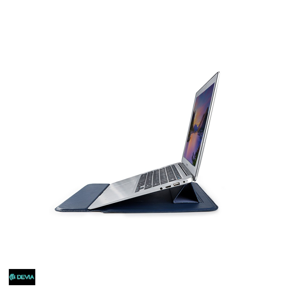Husa laptop Devia Ultra-Thin 13.3", Albastru [4]